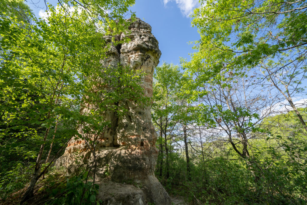 Chimney Rock in Hastings Minnesota