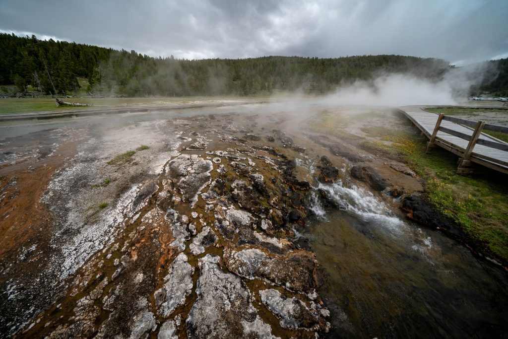 Firehole Lake Drive Hot Cascades