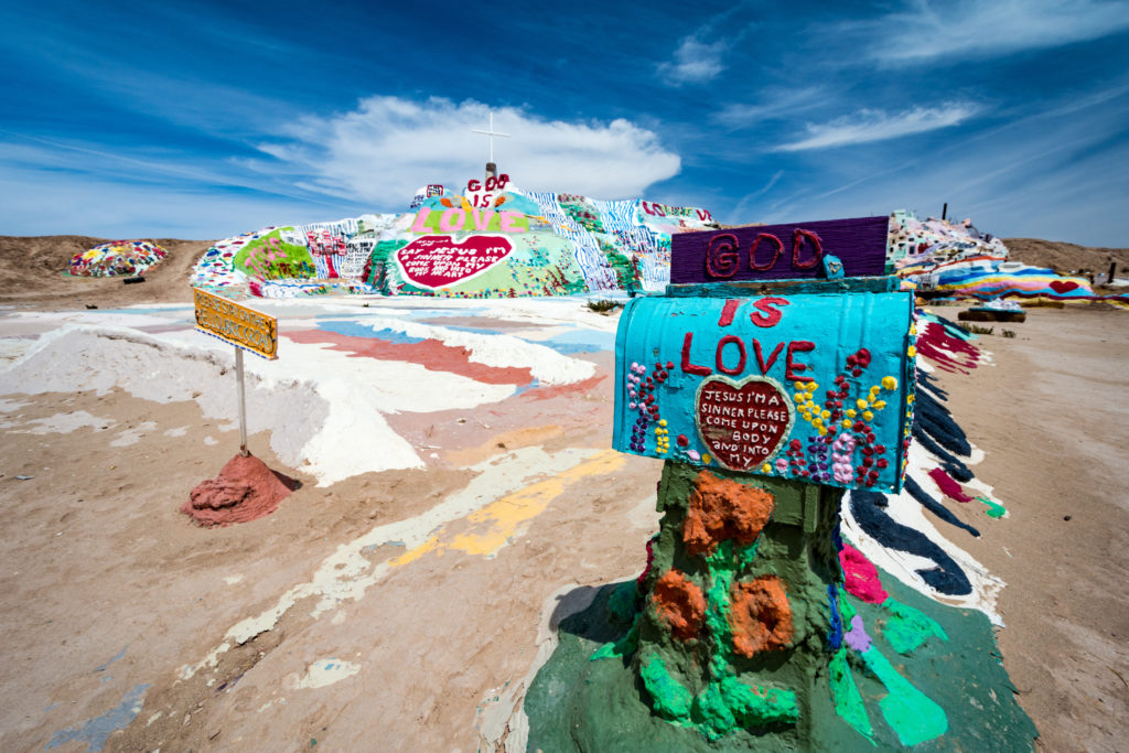 Salvation Mountain in Salton Sea California