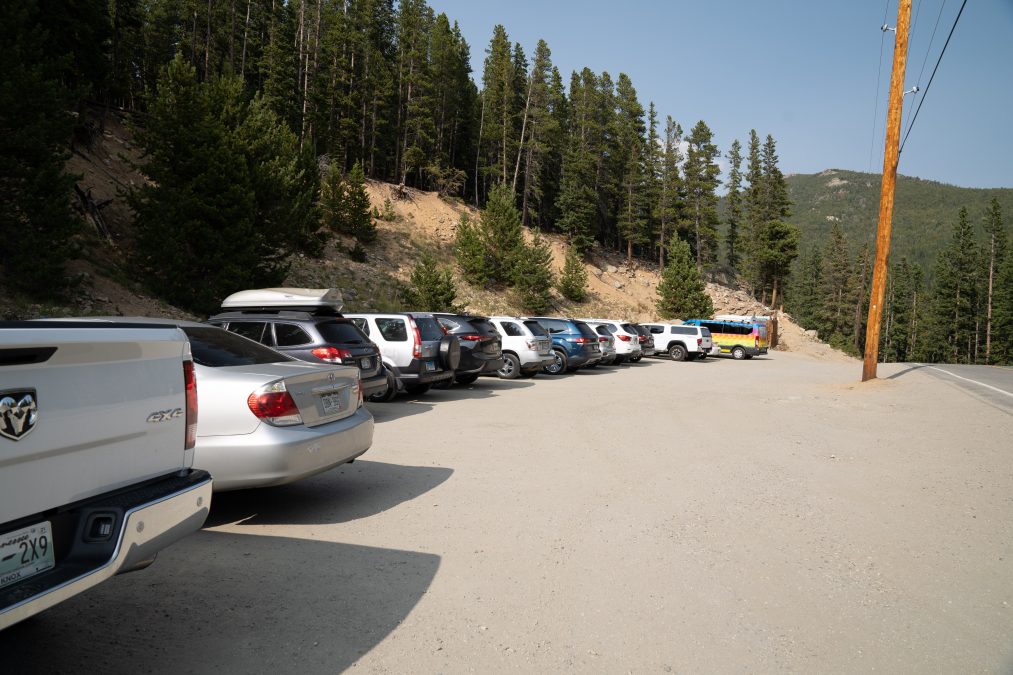St Mary's Glacier Colorado - trailhead