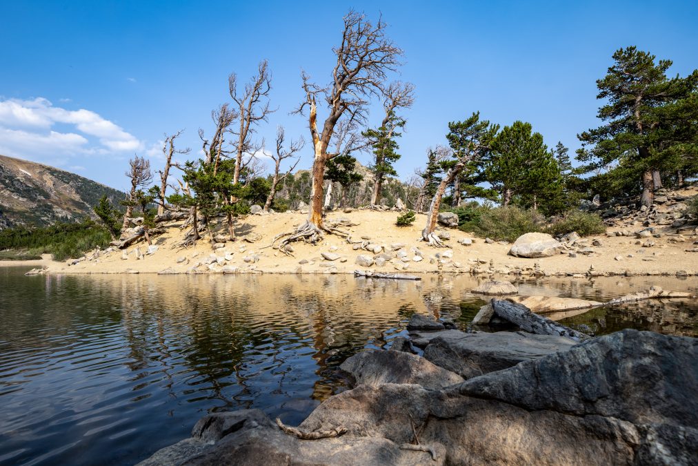 Saint Mary's Glacier hike - lake in Colorado