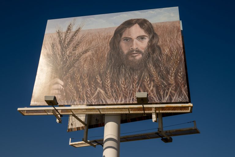 Wheat Jesus Billboard – An I-70 Kansas Landmark