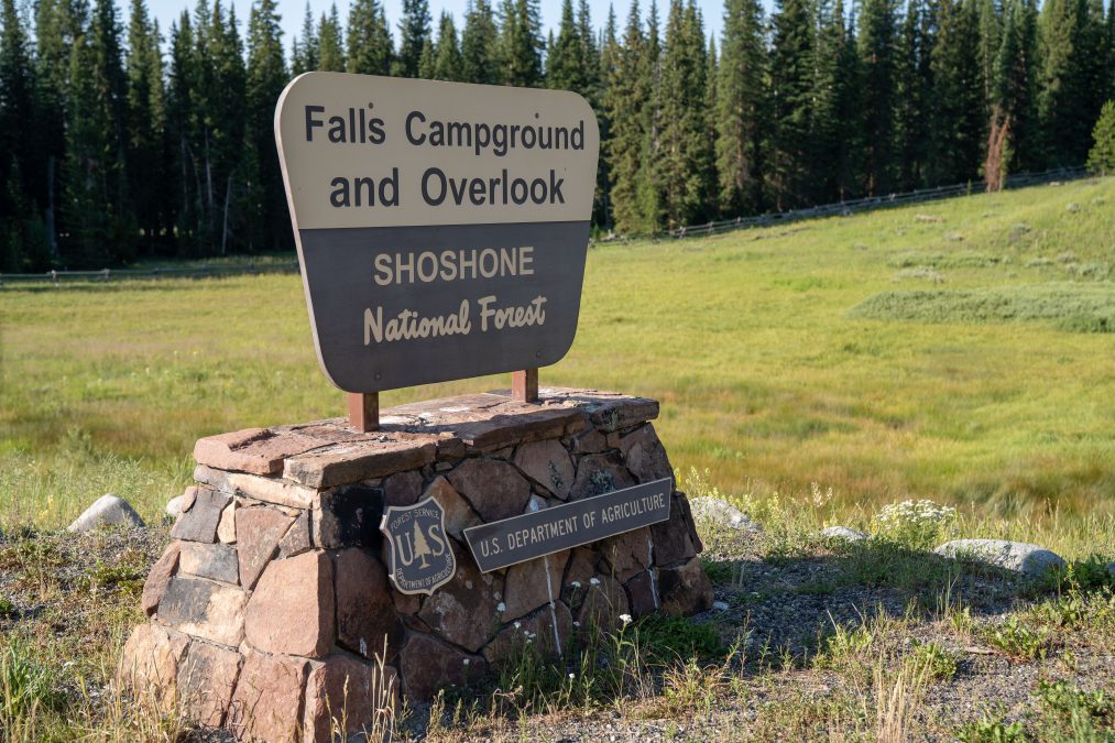 Brooks Falls overlook and Campground