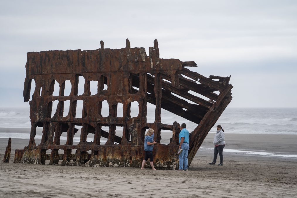 Wreck of the Peter Iredale location