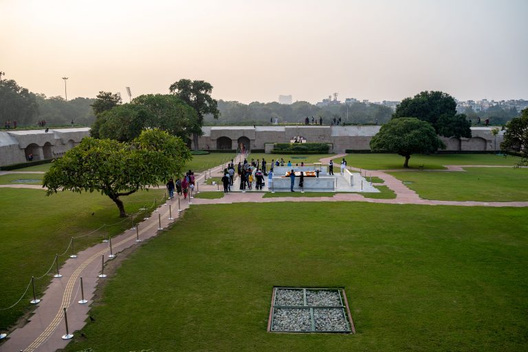 Raj Ghat – Mahatma Gandhi Memorial in New Delhi, India