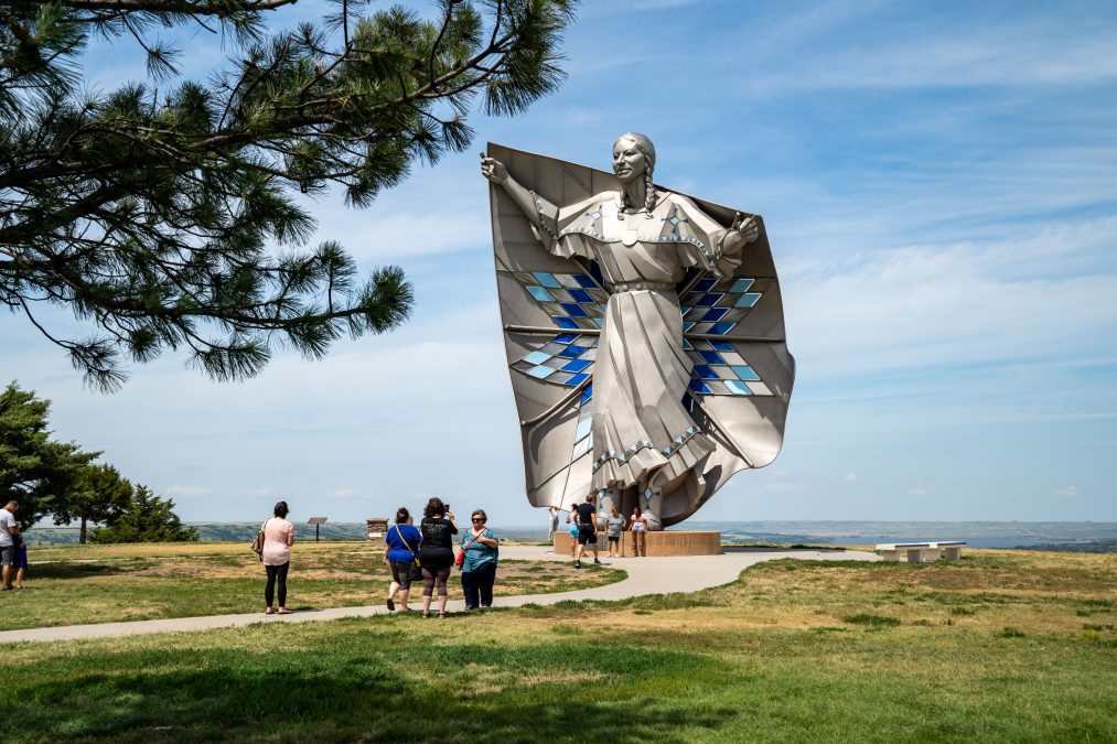 Visiting the Dignity Statue Chamberlain, South Dakota But First