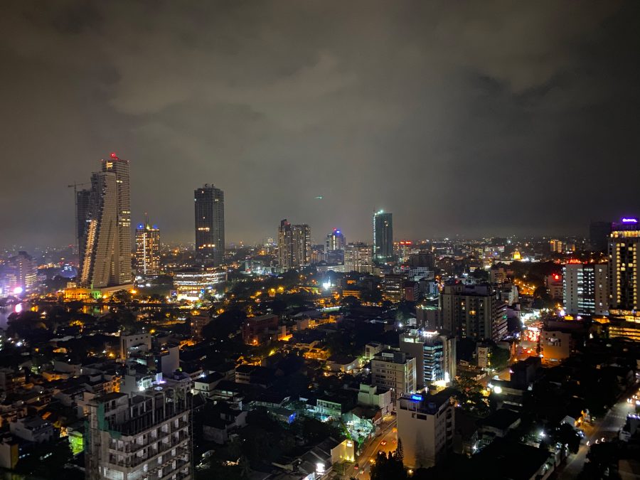 Colombo Sri Lanka at night