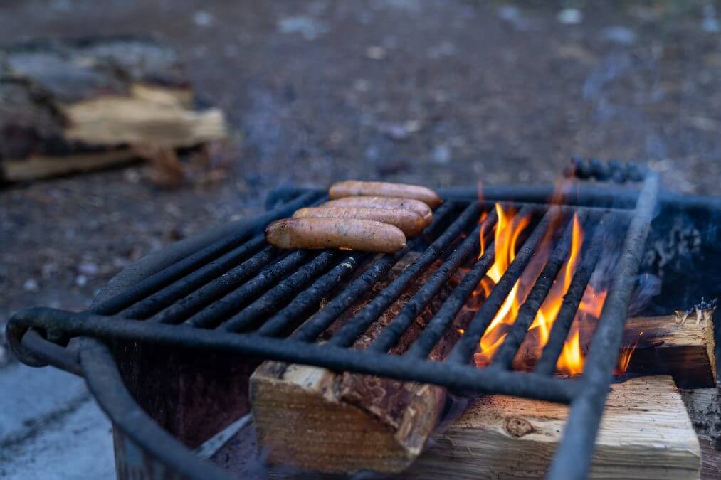 Colter Bay Tent Cabins Photos - grilling