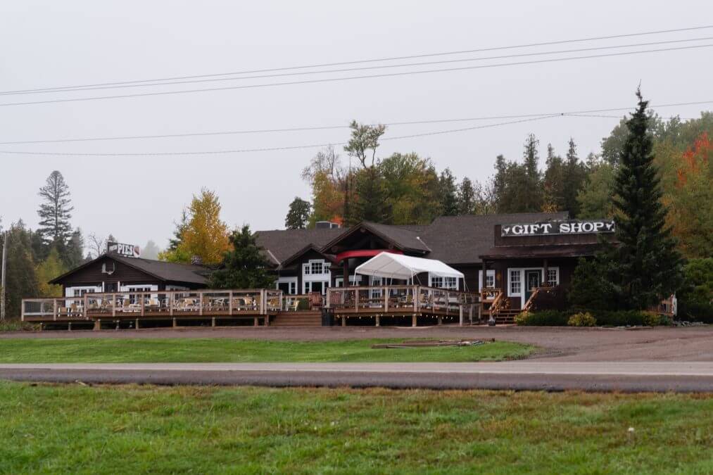 The Rustic Inn - located across the street