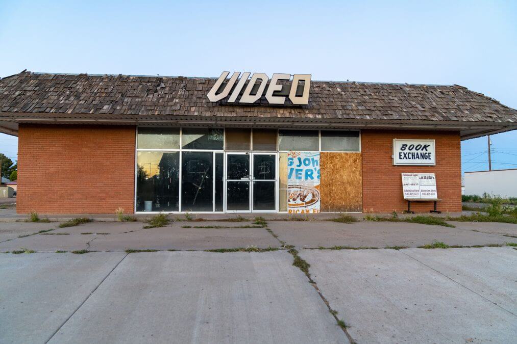Old Blockbuster Video store - New Mexico