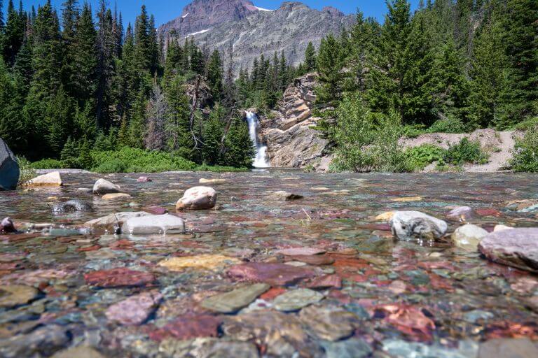 Running Eagle Falls Hike – Glacier National Park