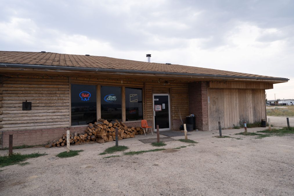 Split Rocks bar and cafe in Jeffrey City, Wyoming