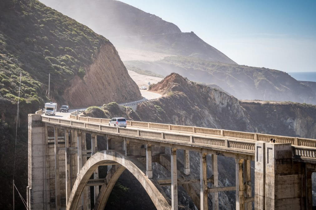 The Bixby Bridge in Big Sur