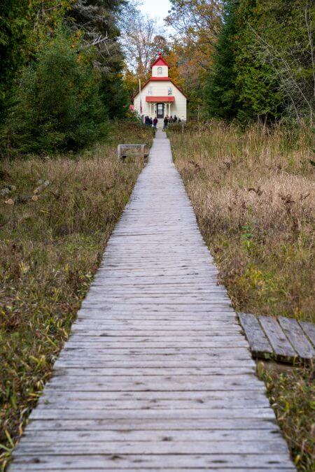 Bailey's Harbor Rear Range Lighthouse in Door County Wisconsin