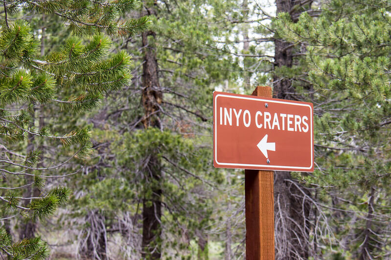 Inyo Craters trail - Mammoth Lakes Califoria