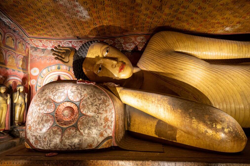 Inside the Dambulla Cave Temples