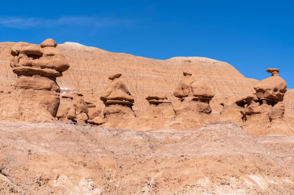 Goblin Valley State Park on a sunny day