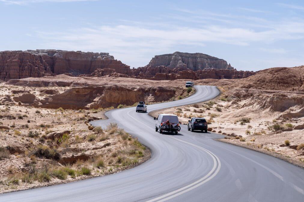 Goblin Valley State Park on a sunny day