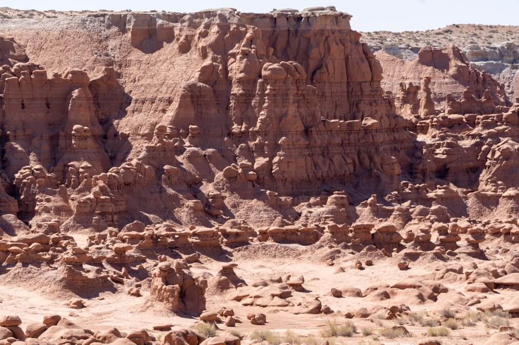Goblin Valley State Park on a sunny day