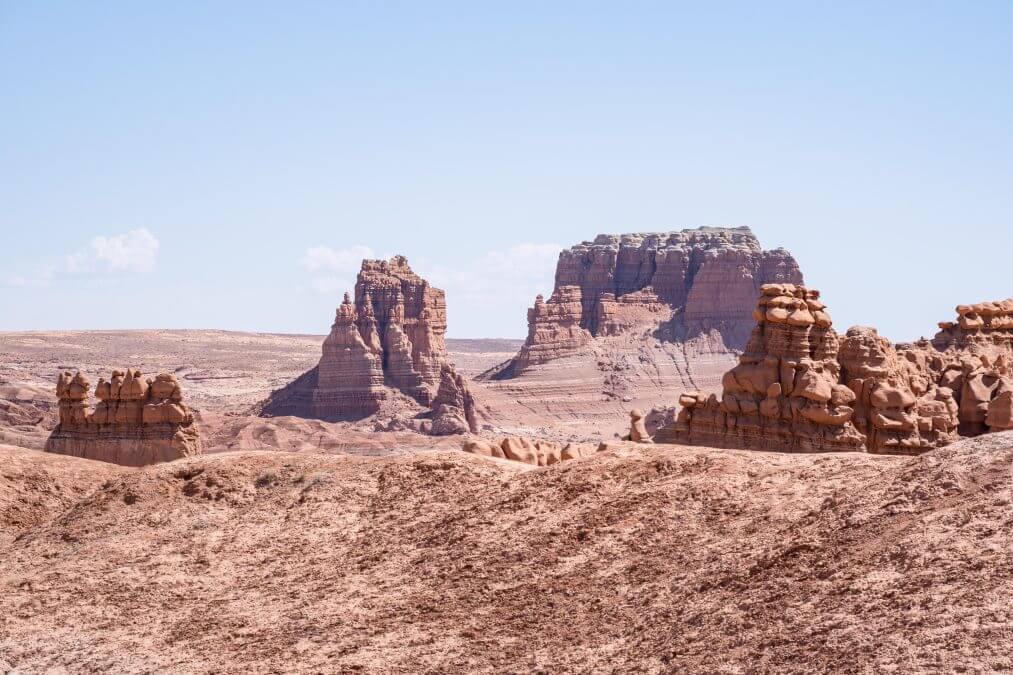 Goblin Valley State Park on a sunny day