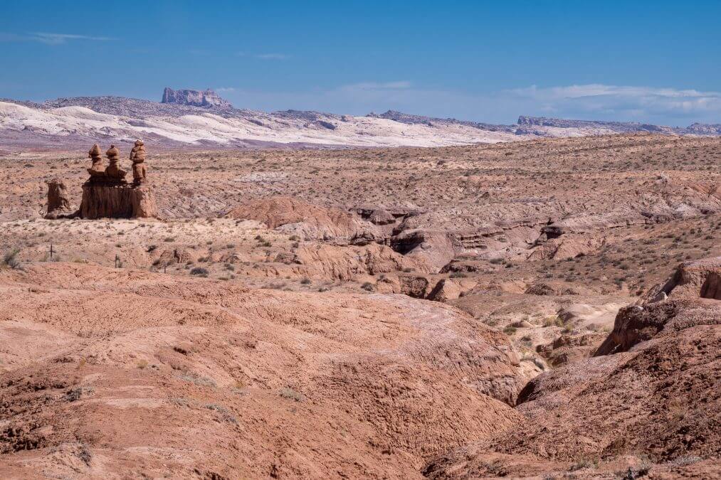Goblin Valley State Park on a sunny day
