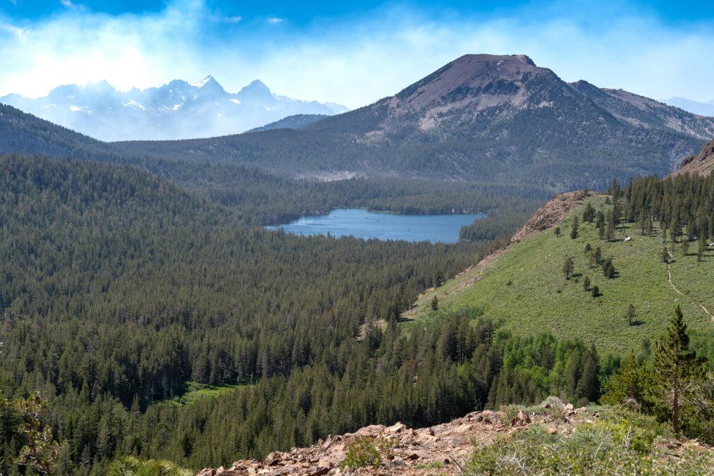Lake Mary from Above Heart Lake Hike - Mammoth Lakes California