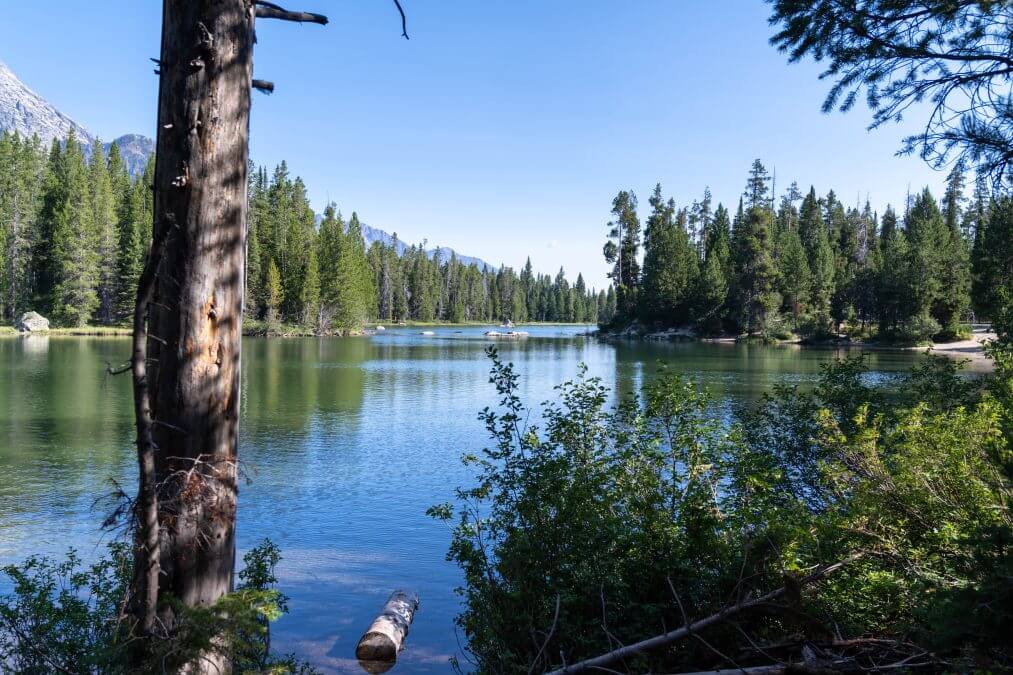 Beautiful String Lake in Grand Teton National Park
