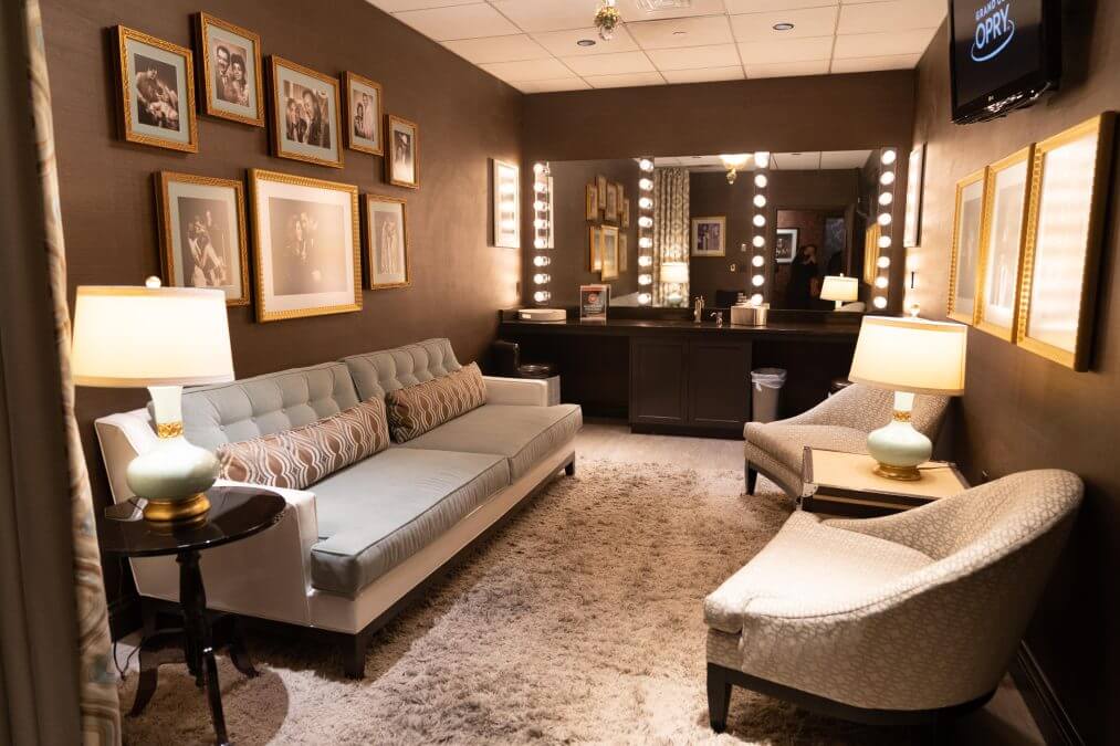 One of the many dressings rooms at the Grand Ole Opry