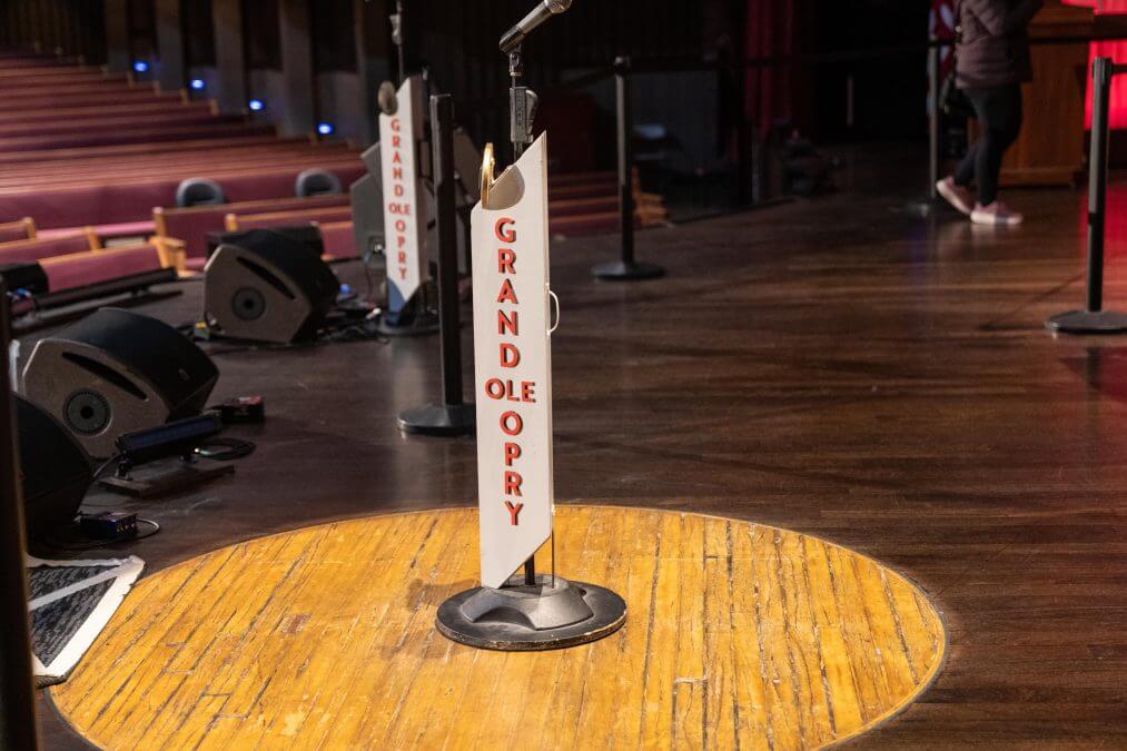 Grand Ole Opry classic microphone stands
