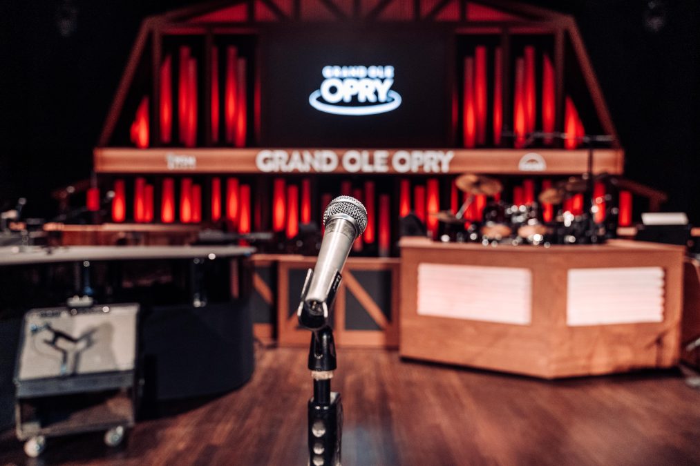 Grand Ole Opry classic microphone stands