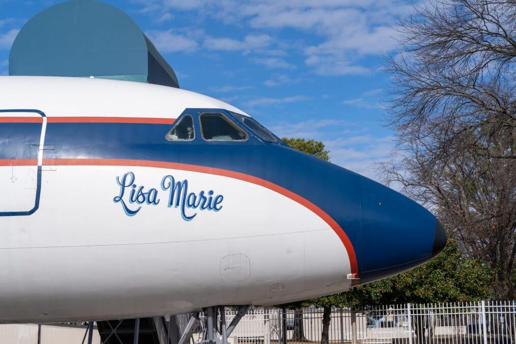 One of Elvis' planes - the Lisa Marie