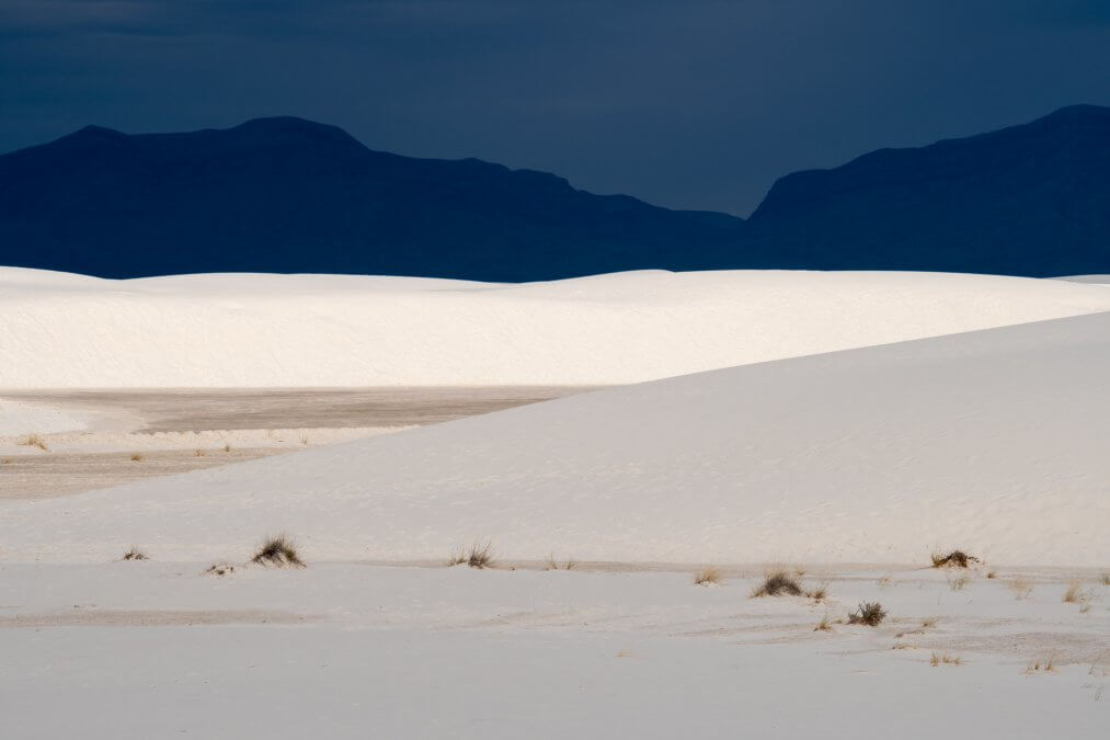White Sands National Park during monsoon season